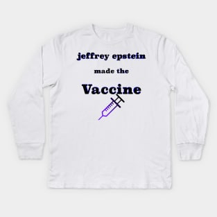 Jeffrey Epstein Kids Long Sleeve T-Shirt